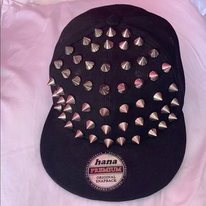 Studded snap back never worn!